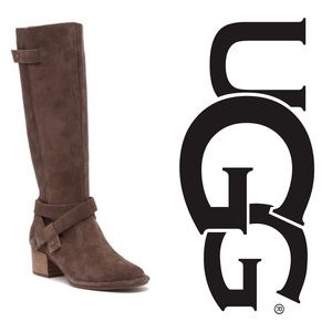 UGG Bandera Brown Suede Knee High Boots